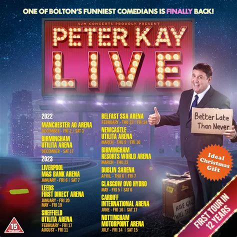 peter kay tour dates 2024